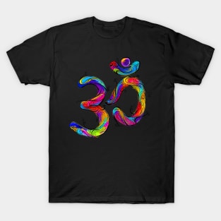 OM: Colorful Holi T-Shirt